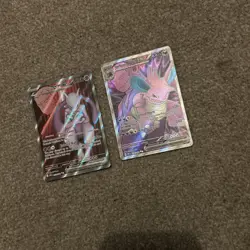 Pokemon Tcg Destined Rivals Mewtwo 213 Nidoking 216 Full Art Sar Bundle - Image 3