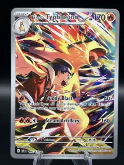 Ethans Typhlosion 190/182 Destined Rivals Illustration Rare IR Pokemon TCG Holo - Image 1