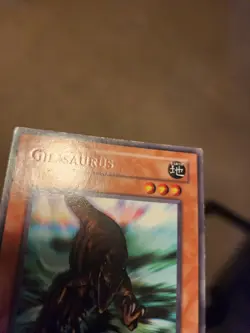Yu-Gi-Oh Gilasaurus Misprint No Ink Name Error - LON-071 1st Edition, MP - Image 3