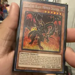 Yugioh Red-Eyes Black Meteor Dragon MP24-EN107 Prismatic Secret Rare 1st Ed - Image 2
