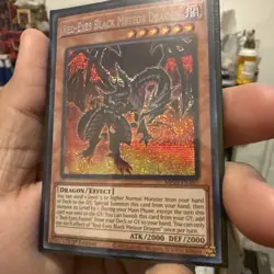 Yugioh Red-Eyes Black Meteor Dragon MP24-EN107 Prismatic Secret Rare 1st Ed - Image 3