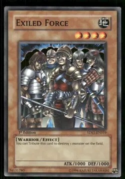 Yu-Gi-Oh! TCG Exiled Force Common Regular 1st Edition - Image 1