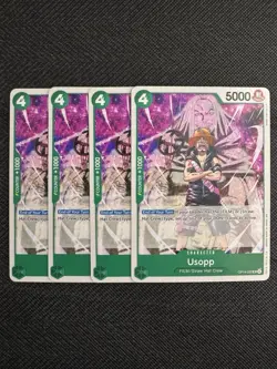 4X Usopp PlaySet - OP14-022 Uncommon NM - The Azure Sea's Seven - One Piece TCG - Image 1