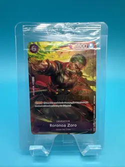 Roronoa Zoro P-045 Pre-Release Winner Stamped OP-06 Promo One Piece *sealed* - Image 1