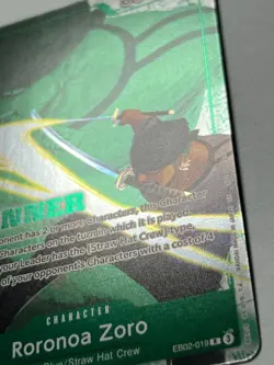 Roronoa Zoro (Winner Pack 2025 Vol. 3) EB02-119 One Piece Promotion Foil MINT - Image 4