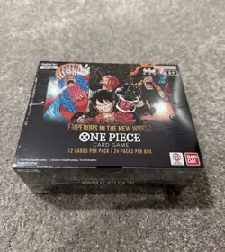 ONE PIECE EMPERORS IN THE NEW WORLD ENGLISH BOOSTER BOX OP-09 Mint New Sealed - Image 1