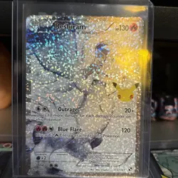 Pokemon TCG Reshiram Full Art 25th Anniversary Celebrations Card 113/114 #2 - Image 1
