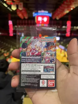 One Piece Monkey D. Luffy US College Basketball Promo Card RUTGERS 01/23 IN HAND - Image 2
