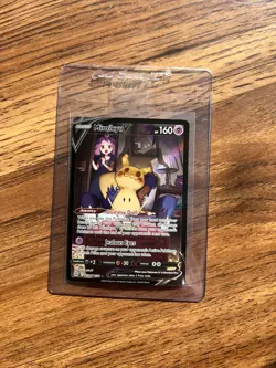 CLEAN Pokemon TCG Mimikyu v Holo Ultra Rare Card TG16/TG30 Brilliant Stars - Image 1