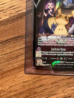 CLEAN Pokemon TCG Mimikyu v Holo Ultra Rare Card TG16/TG30 Brilliant Stars - Image 4