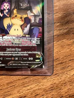 CLEAN Pokemon TCG Mimikyu v Holo Ultra Rare Card TG16/TG30 Brilliant Stars - Image 5