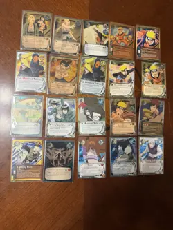 Naruto CCG FOIL Card Lot Naruto Deidara Tsunade Pain Orochimaru Shippuden - Image 1
