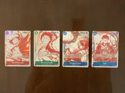 One Piece OP13 - 3rd Anniversary Treasure Campaign Promo Card Set (7 Cards) - Image 1