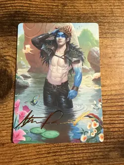 MTG Lorwyn Eclipsed Art Series Card GOLD Stamp AUTO Oko, Lorwyn Liege Prescott! - Image 1