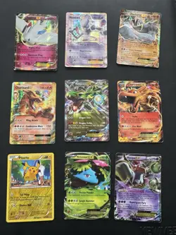 Pokemon Card Lot of 18 - Charizard EX Mewtwo EX Rayquaza EX Pikachu + More - Image 1