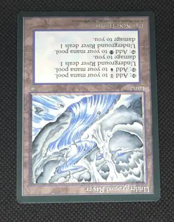 Magic The Gathering Underground River Ice Age Rare Card NM MTG - Image 2