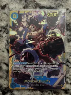 Monkey.D.Luffy OP11-118 SEC - One Piece TCG - English Card Near-Mint Secret Rare - Image 1