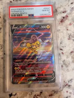 Raikou v Crown Zenith Galarian Gallery Holo Ultra Rare Card GG41/GG70 PSA 10 - Image 1