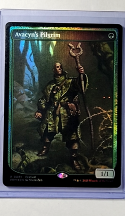 2025 MTG Magic The Gathering MFP MagicFest Promo Foil #1 Avacyn's Pilgrim LP - Image 1