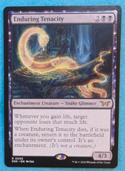 x1 Enduring Tenacity Duskmourn: House of Horror Regular - #95 - Image 2