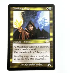 Meddling Mage 116 R Planeshift Magic the Gathering MTG LP - Image 1