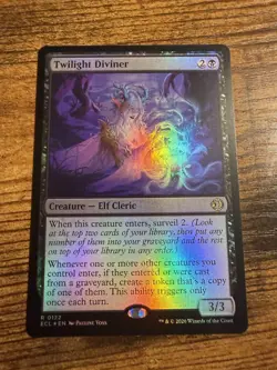 MTG Lorwyn Eclipsed FOIL Twilight Diviner - Image 1