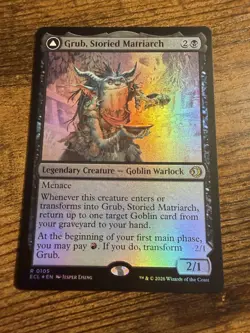 MTG Lorwyn Eclipsed FOIL Grub, Storied Matriarch Grub, Notorious Auntie - Image 1