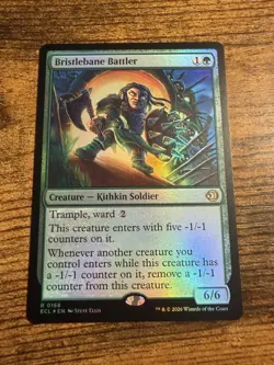 MTG Lorwyn Eclipsed FOIL Bristlebane Battler - Image 1