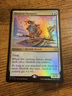 MTG Lorwyn Eclipsed FOIL Deepway Navigator - Image 1