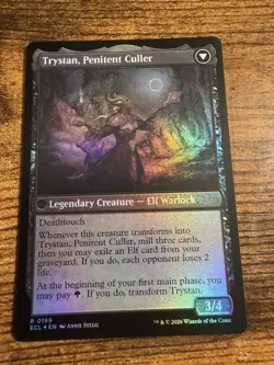 MTG Lorwyn Eclipsed FOIL Trystan, Callous Cultivator Trystan, Penitent Culler - Image 2