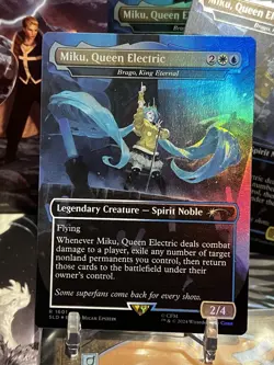 MTG | Miku, Queen Electric - Brago [Secret Lair Hatsune Miku] ✨FOIL✨ - Image 1