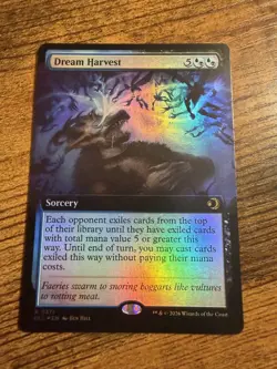 MTG Lorwyn Eclipsed Extended Art FOIL Dream Harvest - Image 1