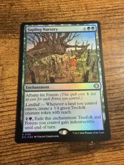 MTG Lorwyn Eclipsed FOIL Sapling Nursery - Image 1