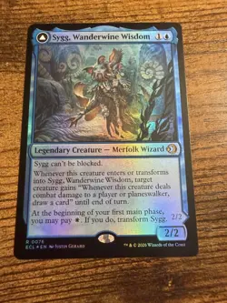 MTG Lorwyn Eclipsed FOIL Sygg, Wanderwine Wisdom Sygg, Wanderbrine Shield - Image 1