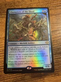 MTG Lorwyn Eclipsed FOIL Champions of the Shoal - Image 1