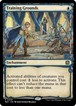 MTG Foil - Training Grounds (Showcase) - 59 / NM / English - Image 1