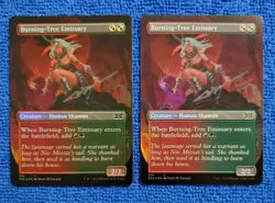 MTG 2X Burning-Tree Emissary Borderless Foil - 2X2 Double Masters - Image 1
