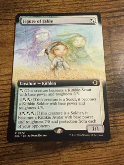 MTG Lorwyn Eclipsed Extended Art Figure of Fable - Image 1