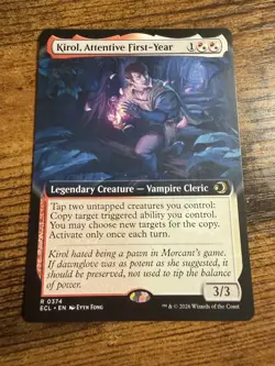 MTG Lorwyn Eclipsed Extended Art Kirol, Attentive First-Year - Image 1