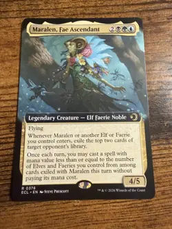 MTG Lorwyn Eclipsed Extended Art Maralen, Fae Ascendant - Image 1