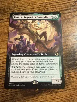 MTG Lorwyn Eclipsed Extended Art Lluwen, Imperfect Naturalist - Image 1