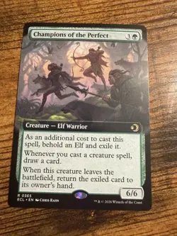 MTG Lorwyn Eclipsed Extended Art Champion of the Perfect - Image 1