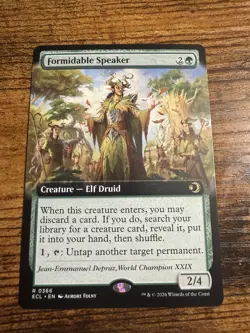 MTG Lorwyn Eclipsed Extended Art Formidable Speaker - Image 1