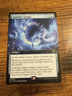 MTG Lorwyn Eclipsed Extended Art Rimefire Torque - Image 1