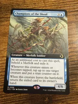 MTG Lorwyn Eclipsed Extended Art Champions of the Shoal - Image 1
