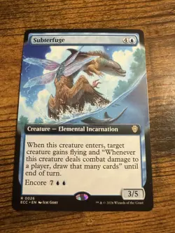 MTG Lorwyn Eclipsed Extended Art Subterfuge - Image 1