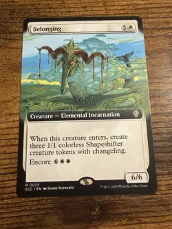 MTG Lorwyn Eclipsed Extended Art Belonging - Image 1