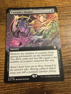 MTG Lorwyn Eclipsed Extended Art Eventide's Shadow - Image 1