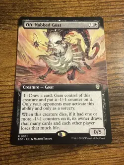 MTG Lorwyn Eclipsed Extended Art Oft-Nabbed Goat - Image 1