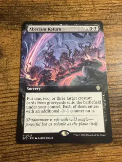 MTG Lorwyn Eclipsed Extended Art Aberrant Return - Image 1